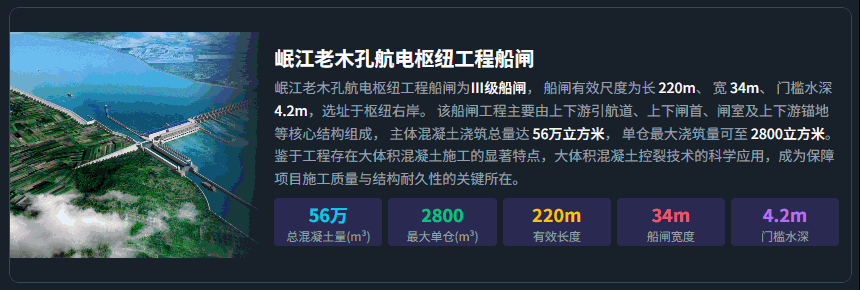 岷江老木孔航电枢纽工程
